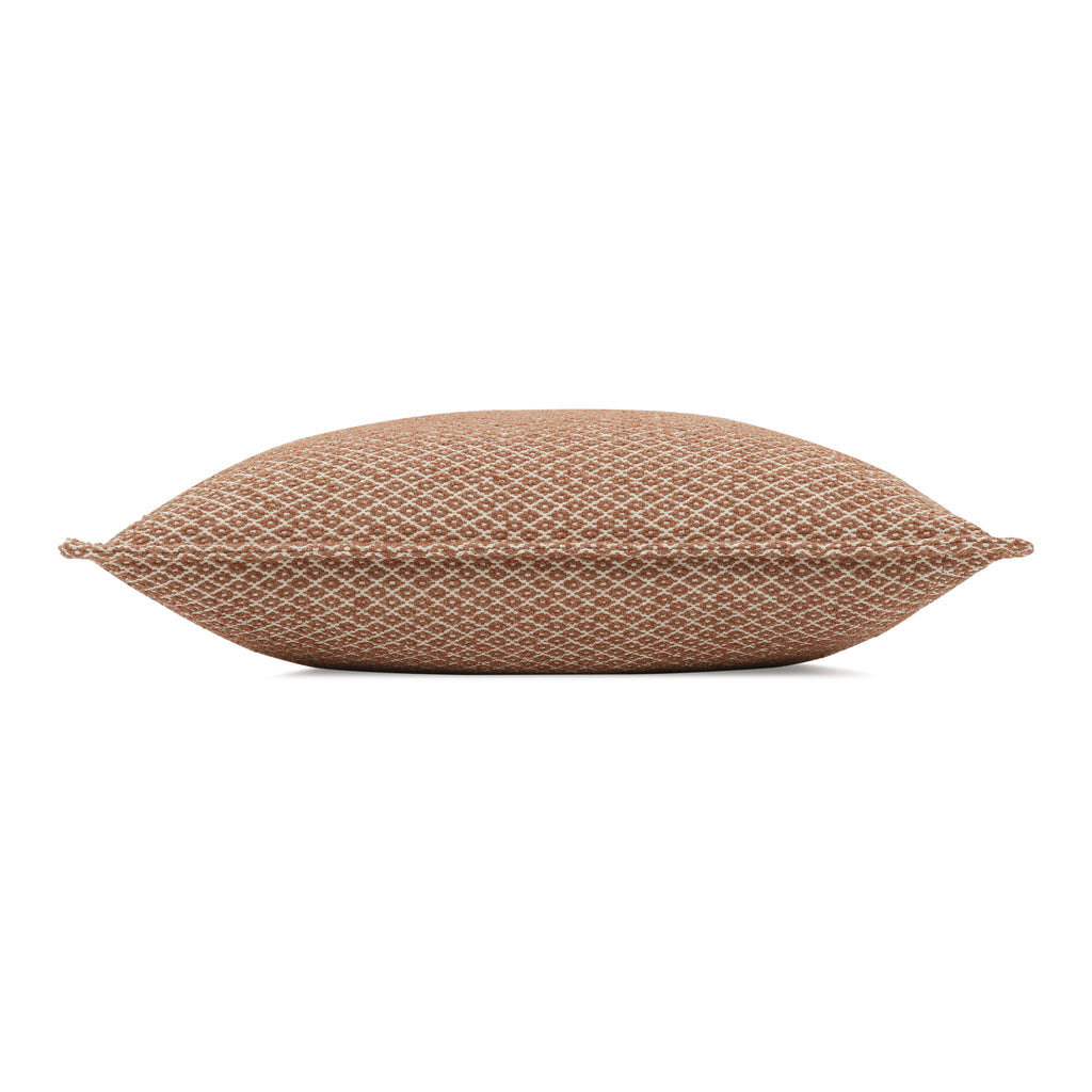 Quito 55cm Decorative Bouclé Weave Cushion Ginger Romo