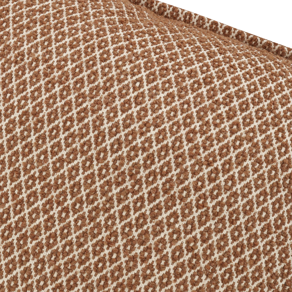 Quito 55cm Decorative Bouclé Weave Cushion Ginger Romo
