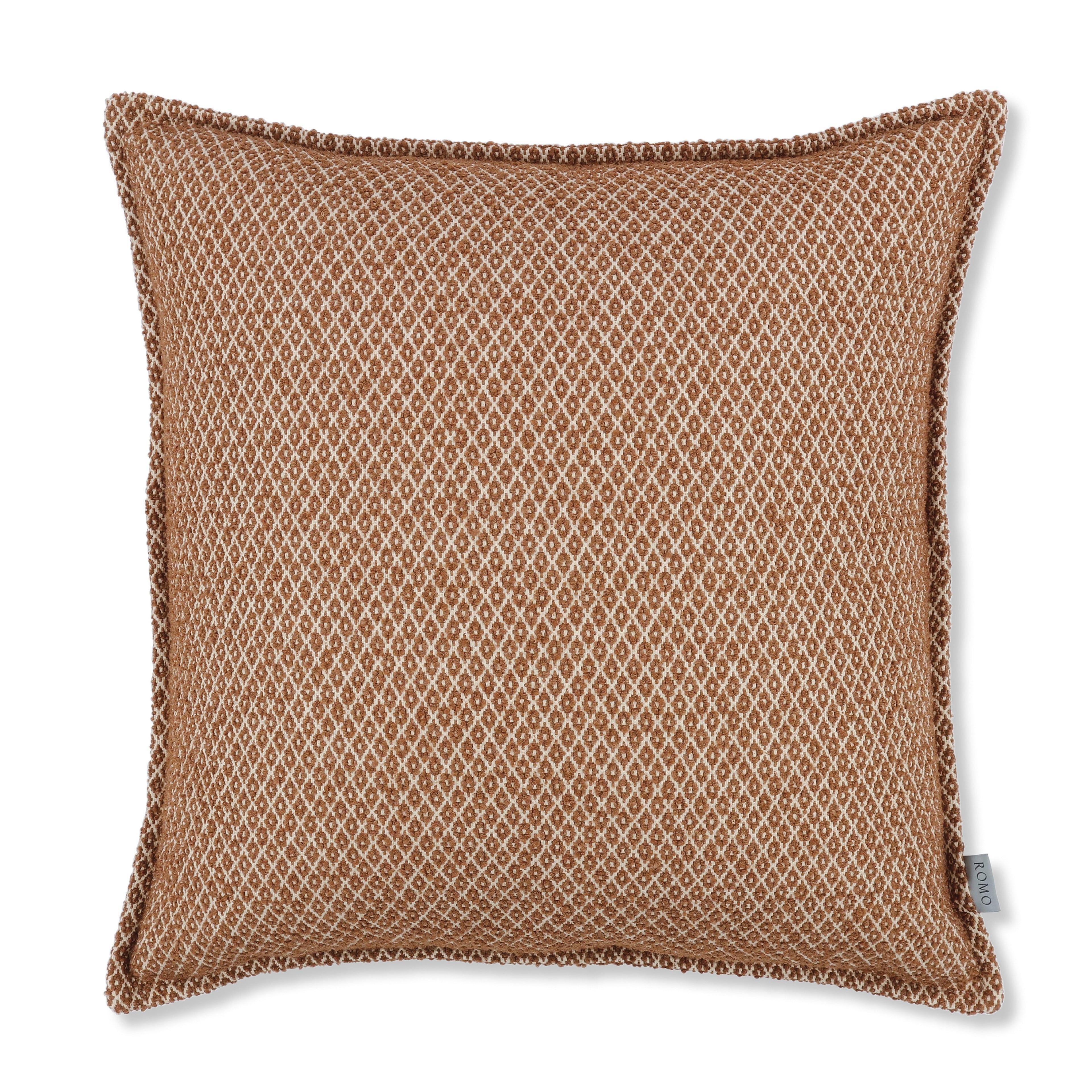 Quito 55cm Decorative Bouclé Weave Cushion Ginger Romo