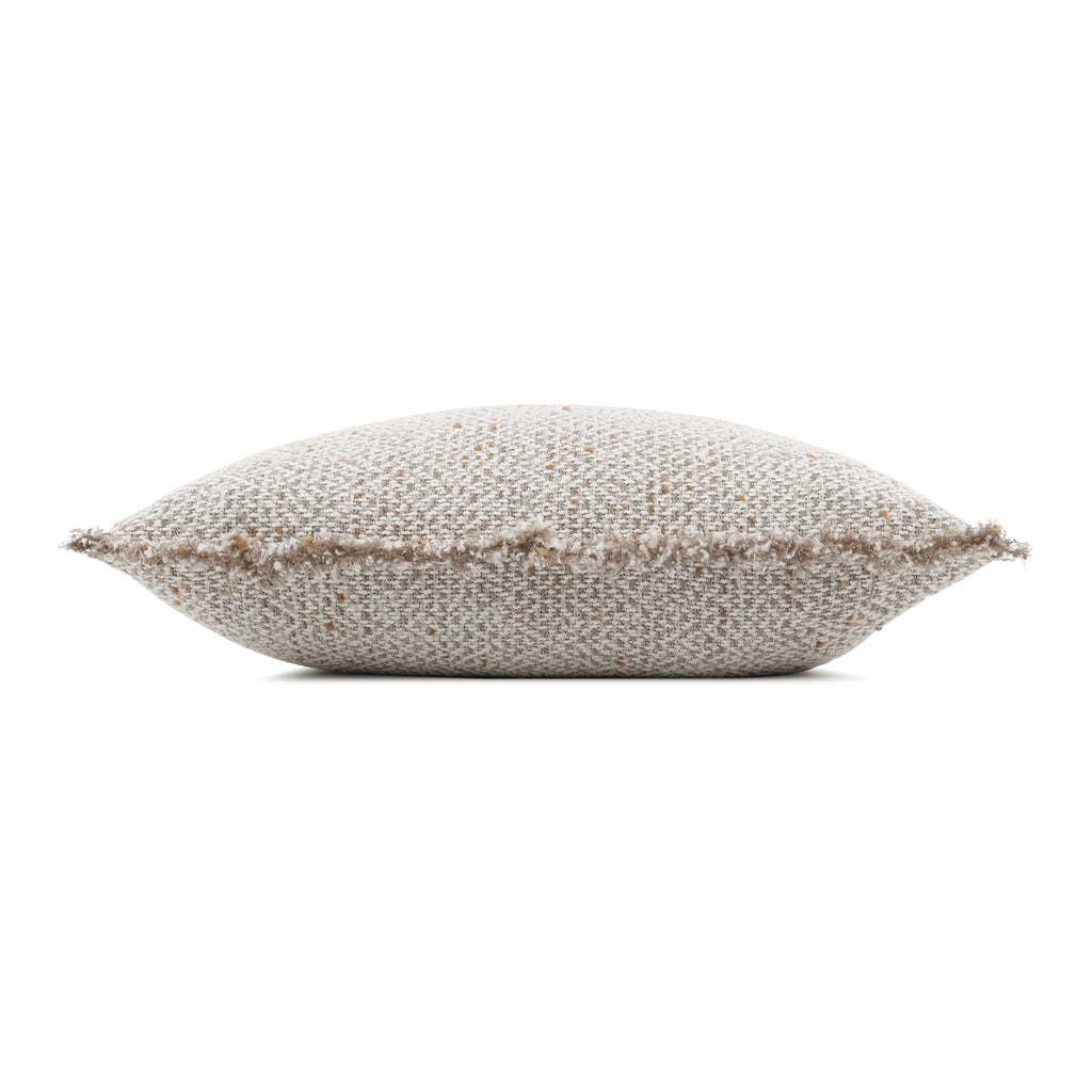 Zolani 55cm Textured Weave Cushion Oat Romo