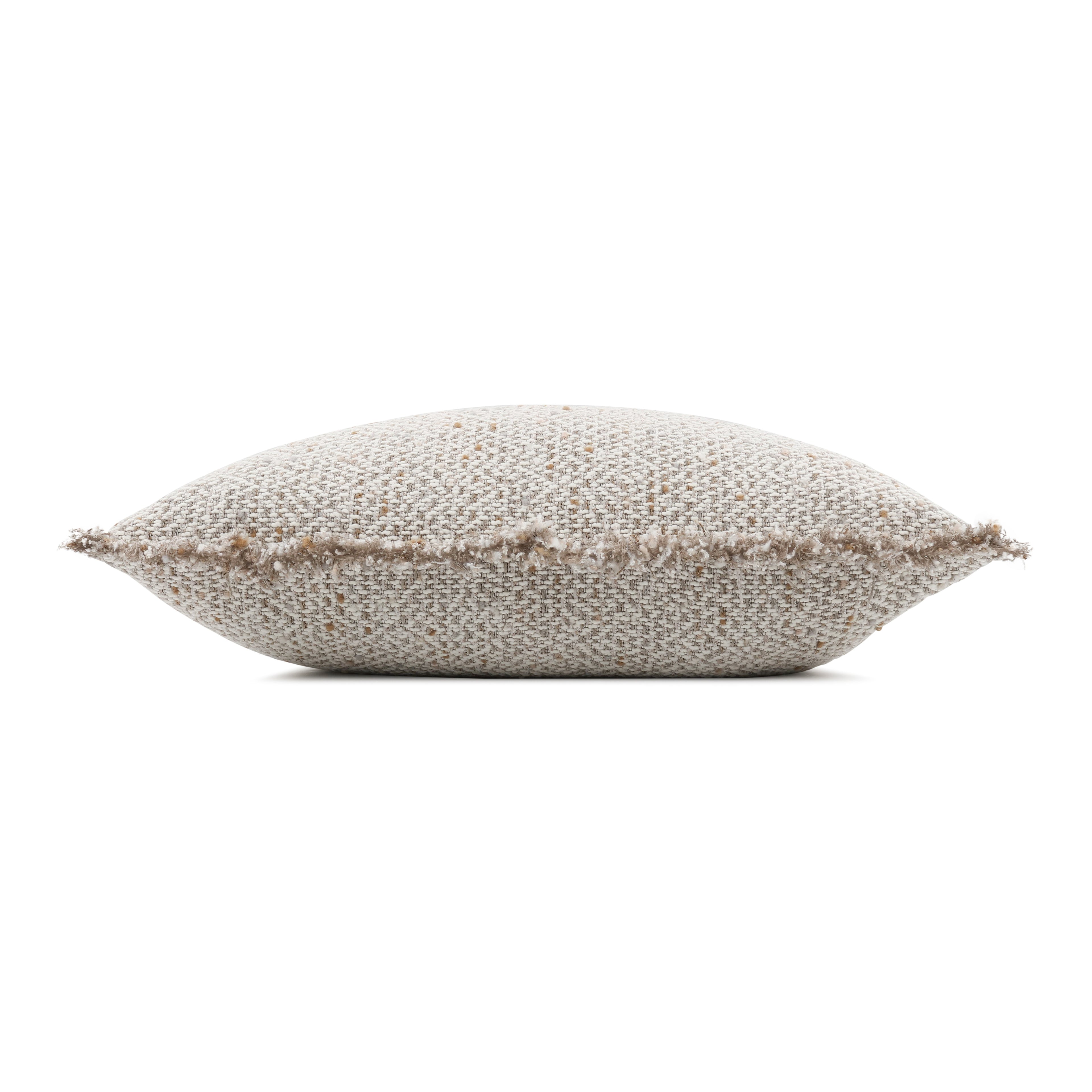 Zolani 55cm Textured Weave Cushion Oat Romo