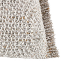 Load image into Gallery viewer, Zolani 55cm Textured Weave Cushion Oat Romo
