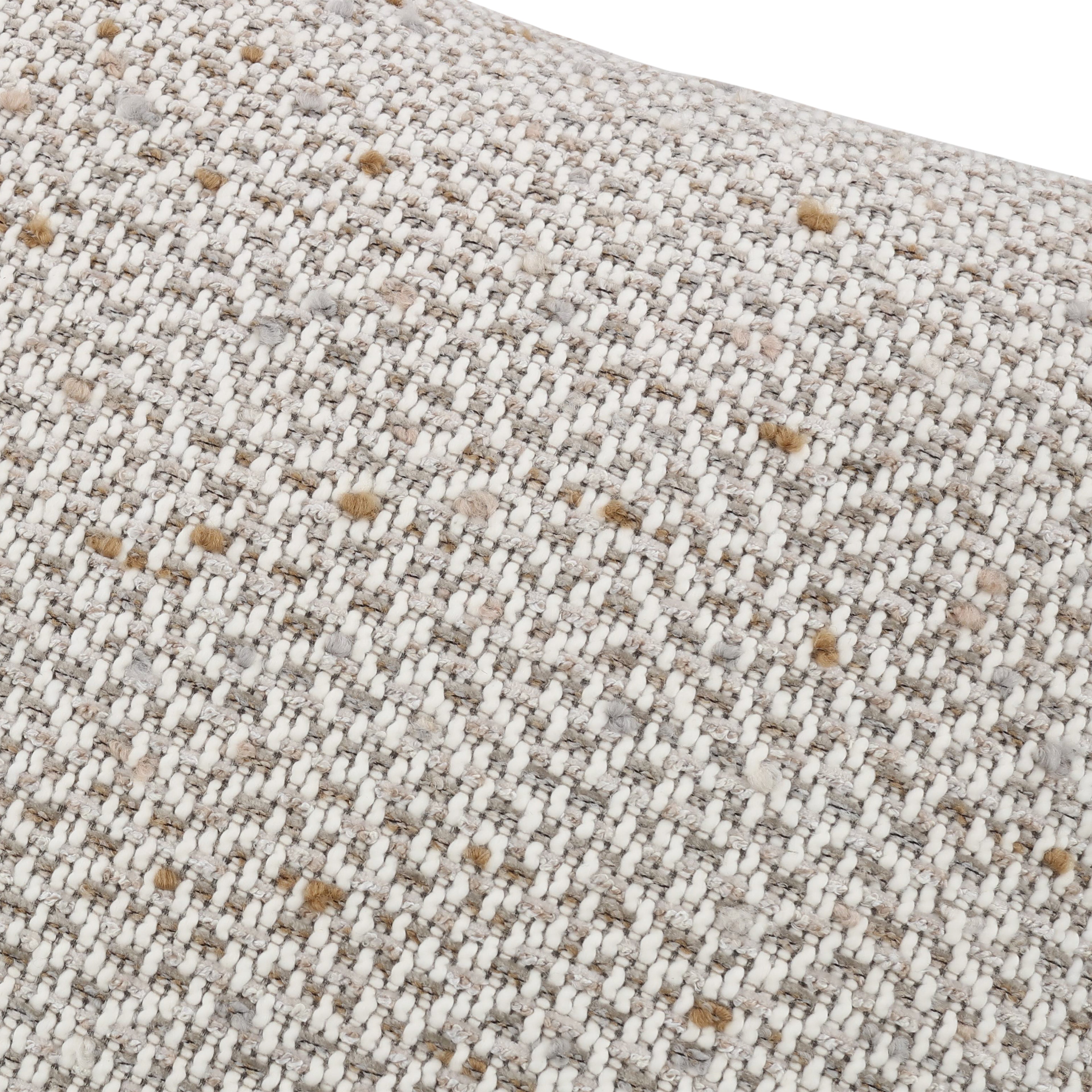 Zolani 55cm Textured Weave Cushion Oat Romo