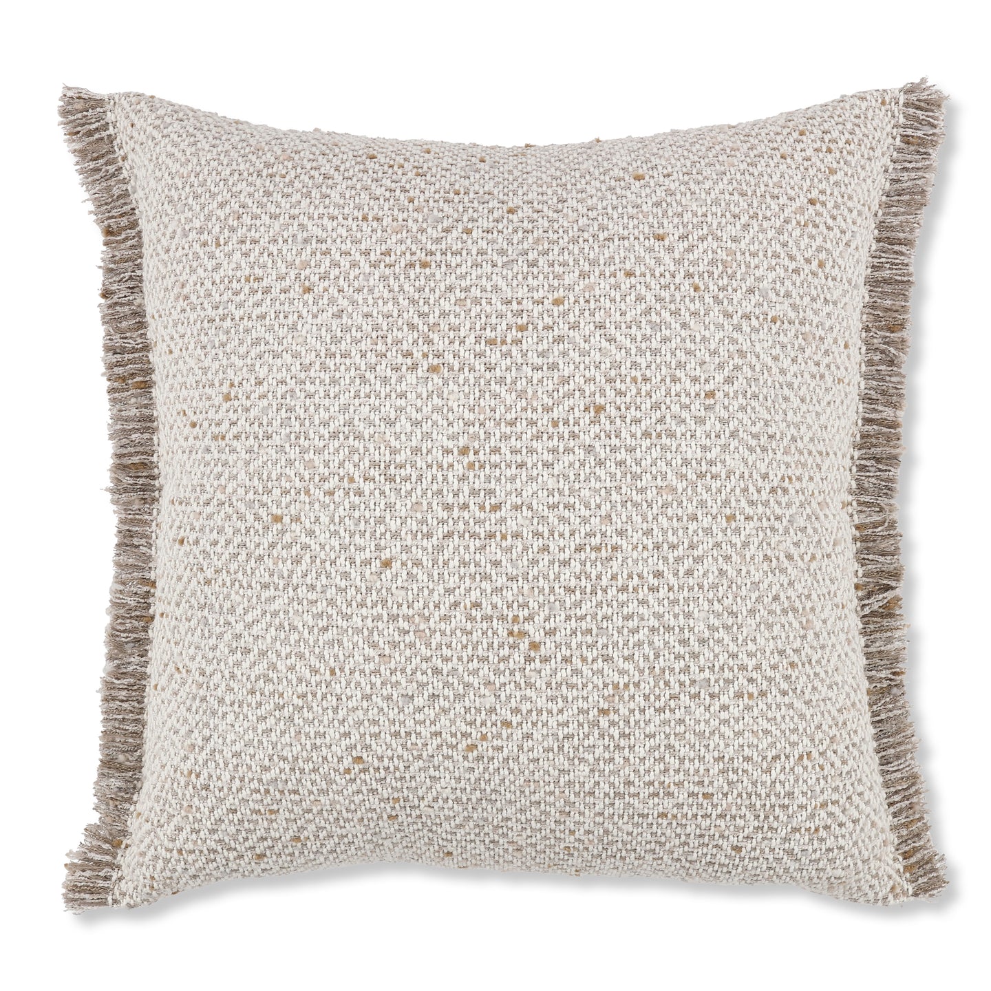 Zolani 55cm Textured Weave Cushion Oat Romo