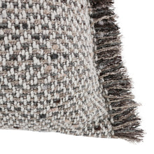 Load image into Gallery viewer, Zolani 55cm Textured Weave Cushion Charcoal Romo
