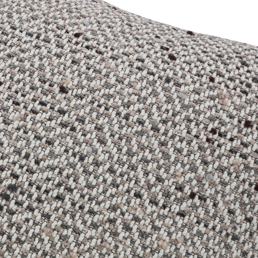 Zolani 55cm Textured Weave Cushion Charcoal Romo