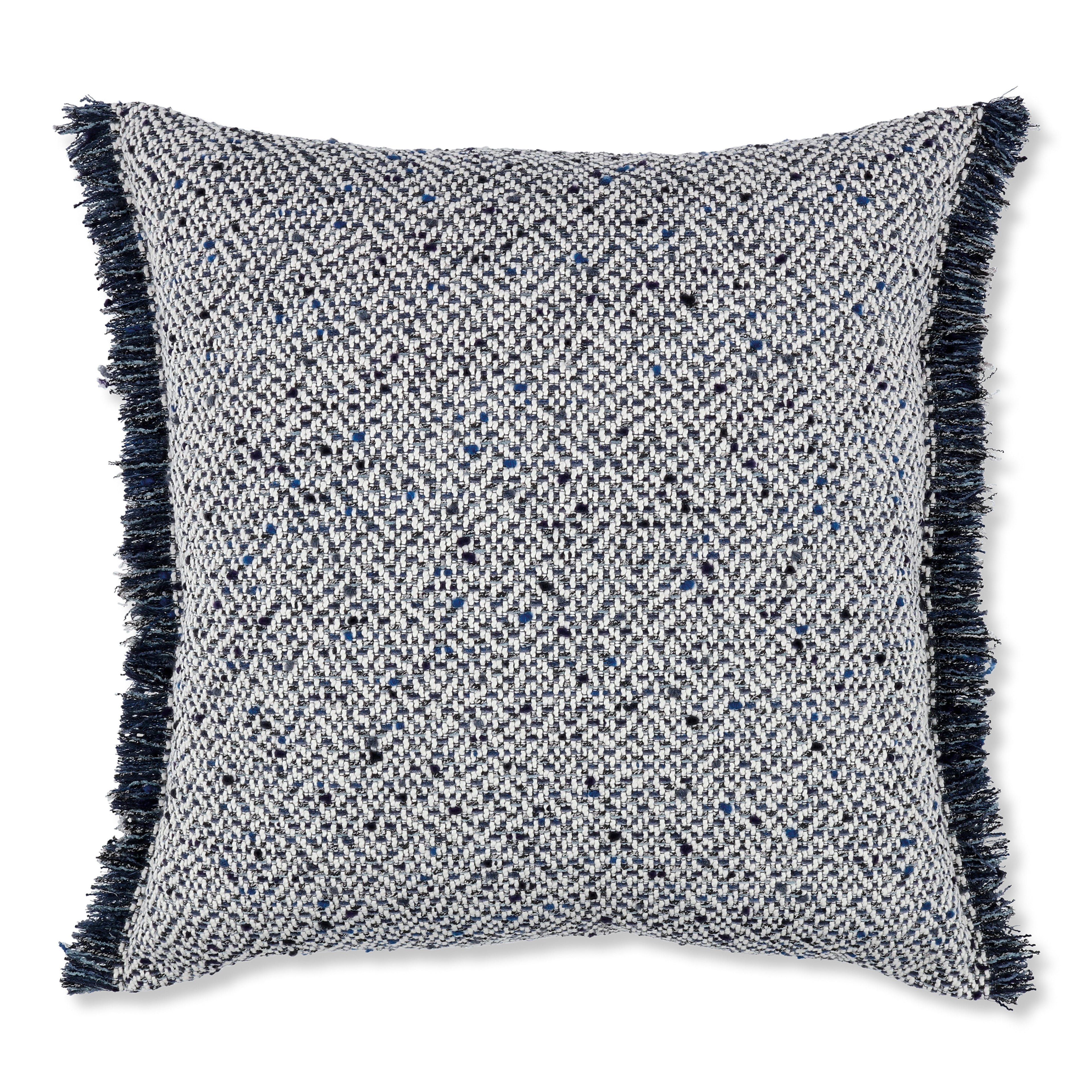 Zolani 55cm Textured Weave Cushion Twilight Romo