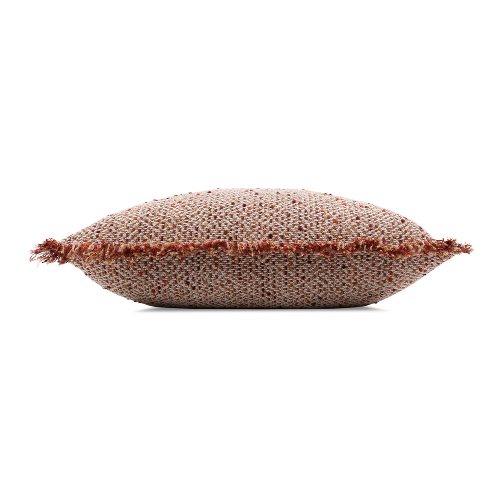 Zolani 55cm Textured Weave Cushion Russet Romo