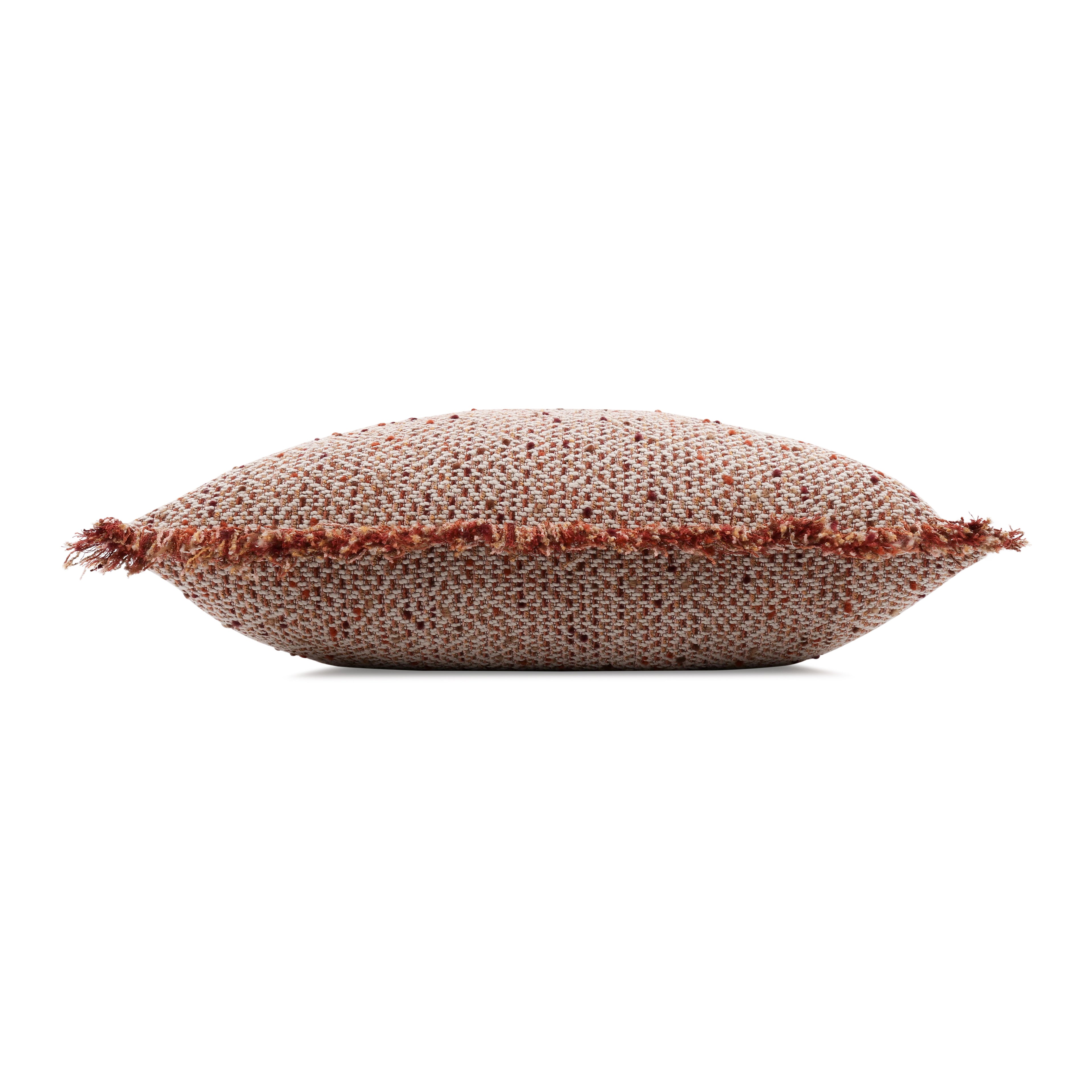 Zolani 55cm Textured Weave Cushion Russet Romo