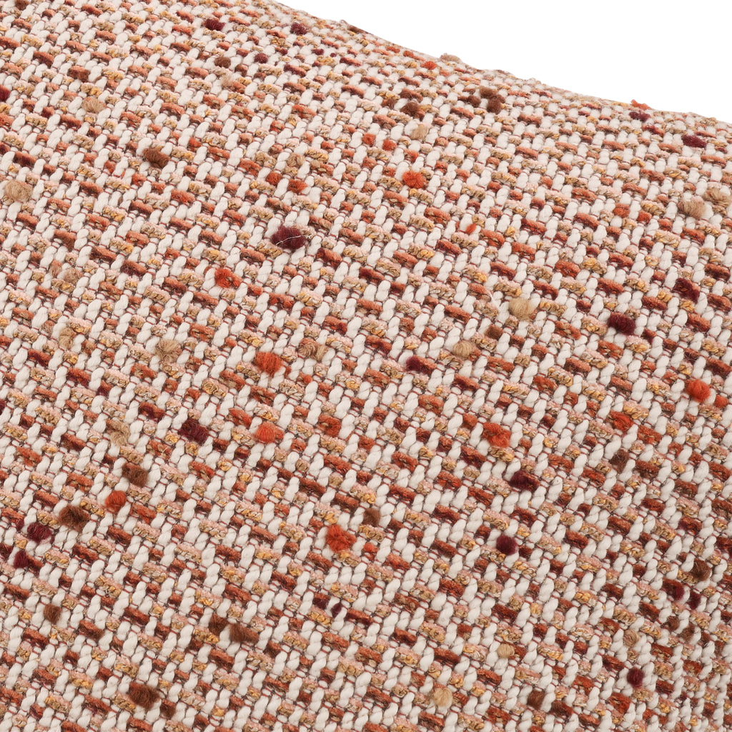 Zolani 55cm Textured Weave Cushion Russet Romo