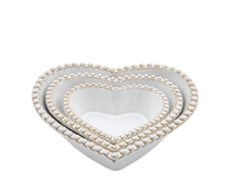 Load image into Gallery viewer, Beaded Heart Bowl (3pk)
