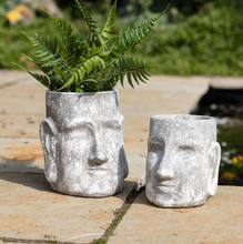 Load image into Gallery viewer, Bert Head Planter Antique White
