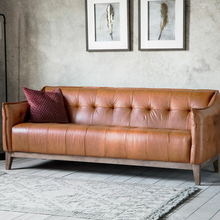 Load image into Gallery viewer, Ecclestone Brown Leather Sofa
