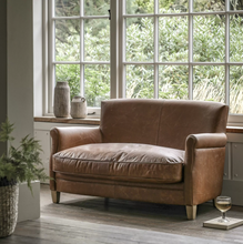 Load image into Gallery viewer, Mr Paddington Vintage Brown Leather Sofa
