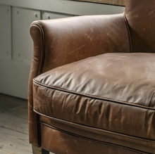 Load image into Gallery viewer, Mr Paddington Vintage Brown Leather Sofa
