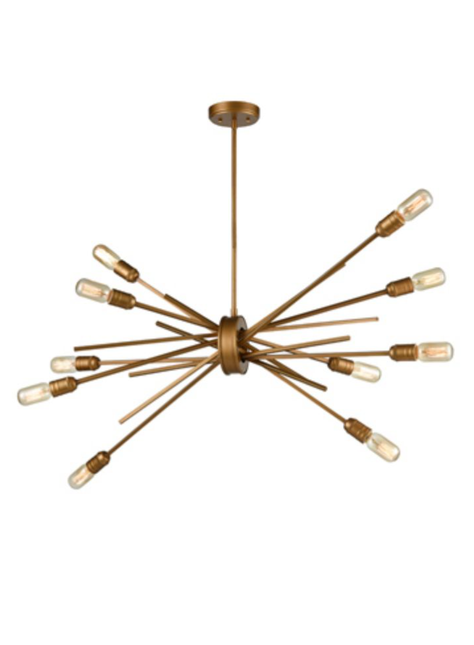 Idaho 10 light pendant