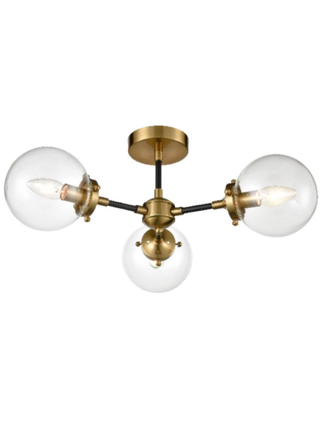 Attraction Semi-Flush 3 Ceiling Light