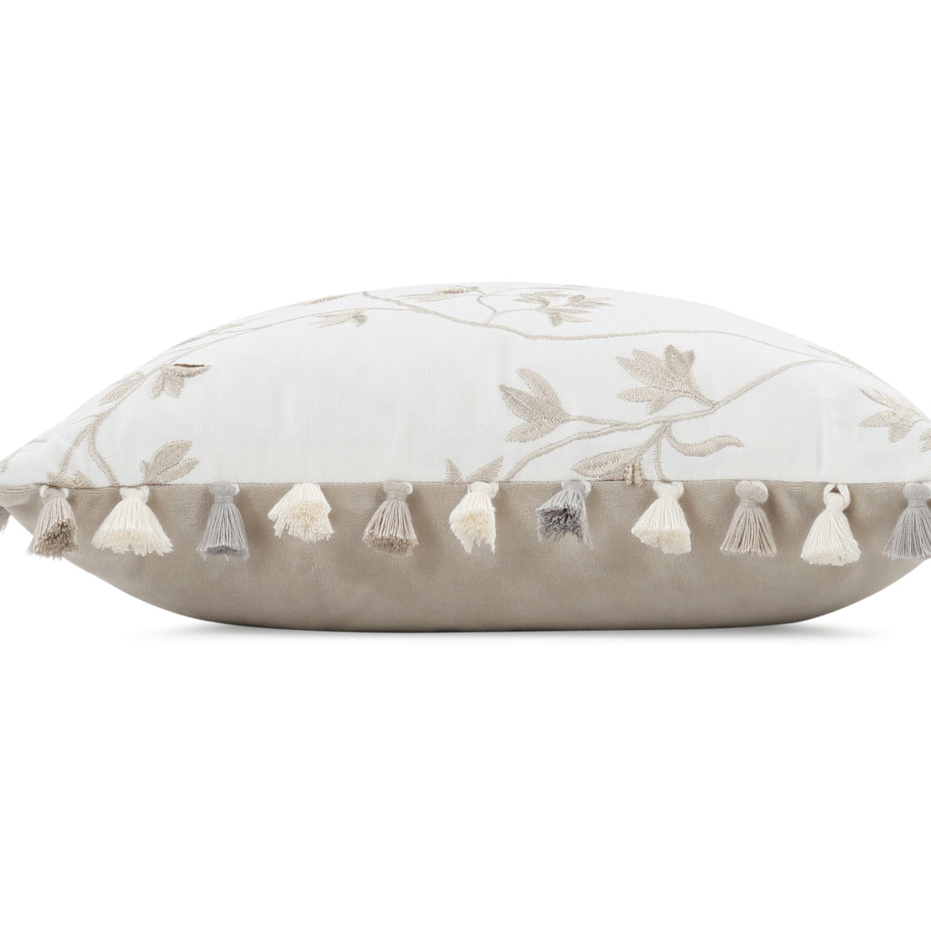 Aurea 40cm Velvet Botanical Cushion Calico Villa Nova