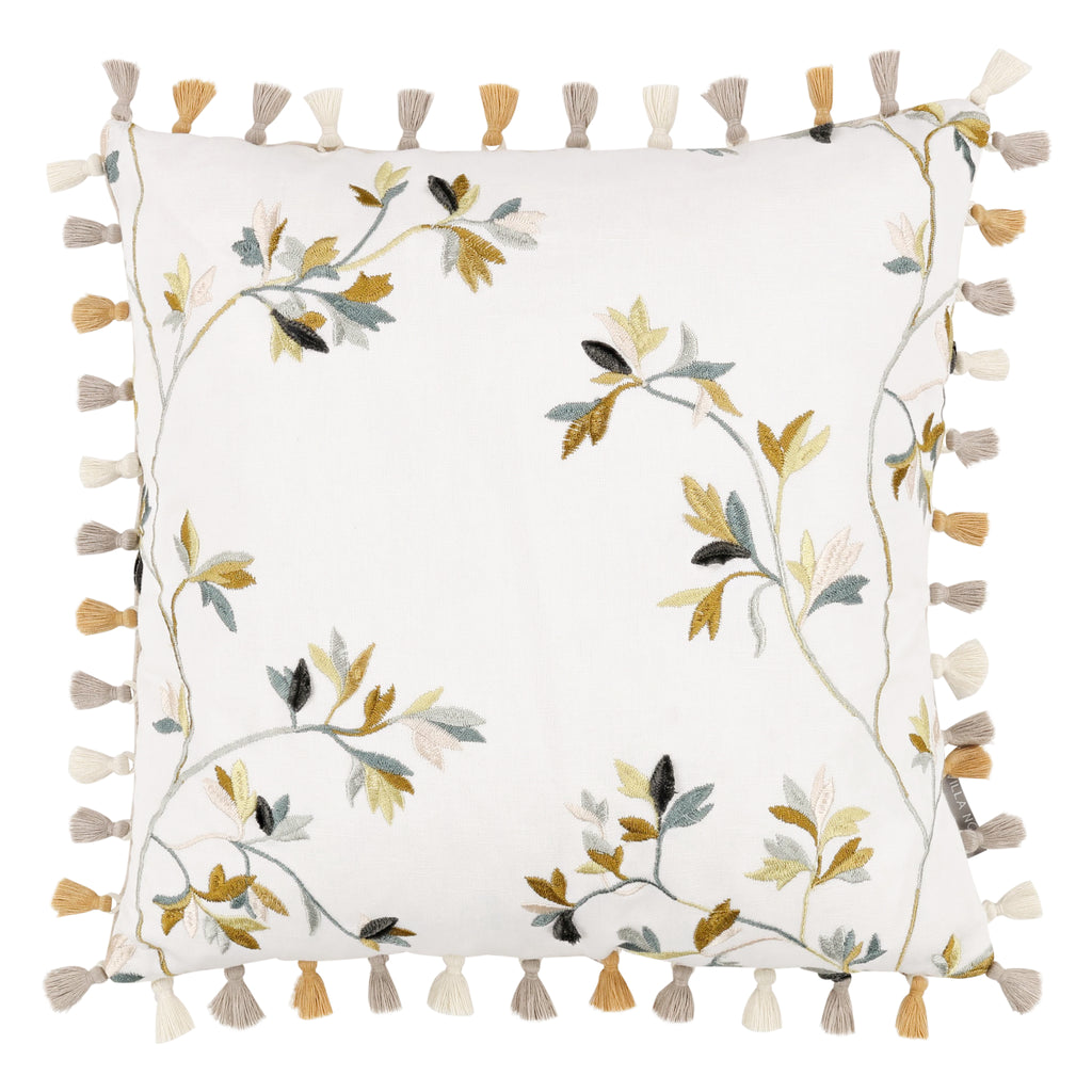 Aurea 40cm Velvet Botanical Cushion Meadow Villa Nova