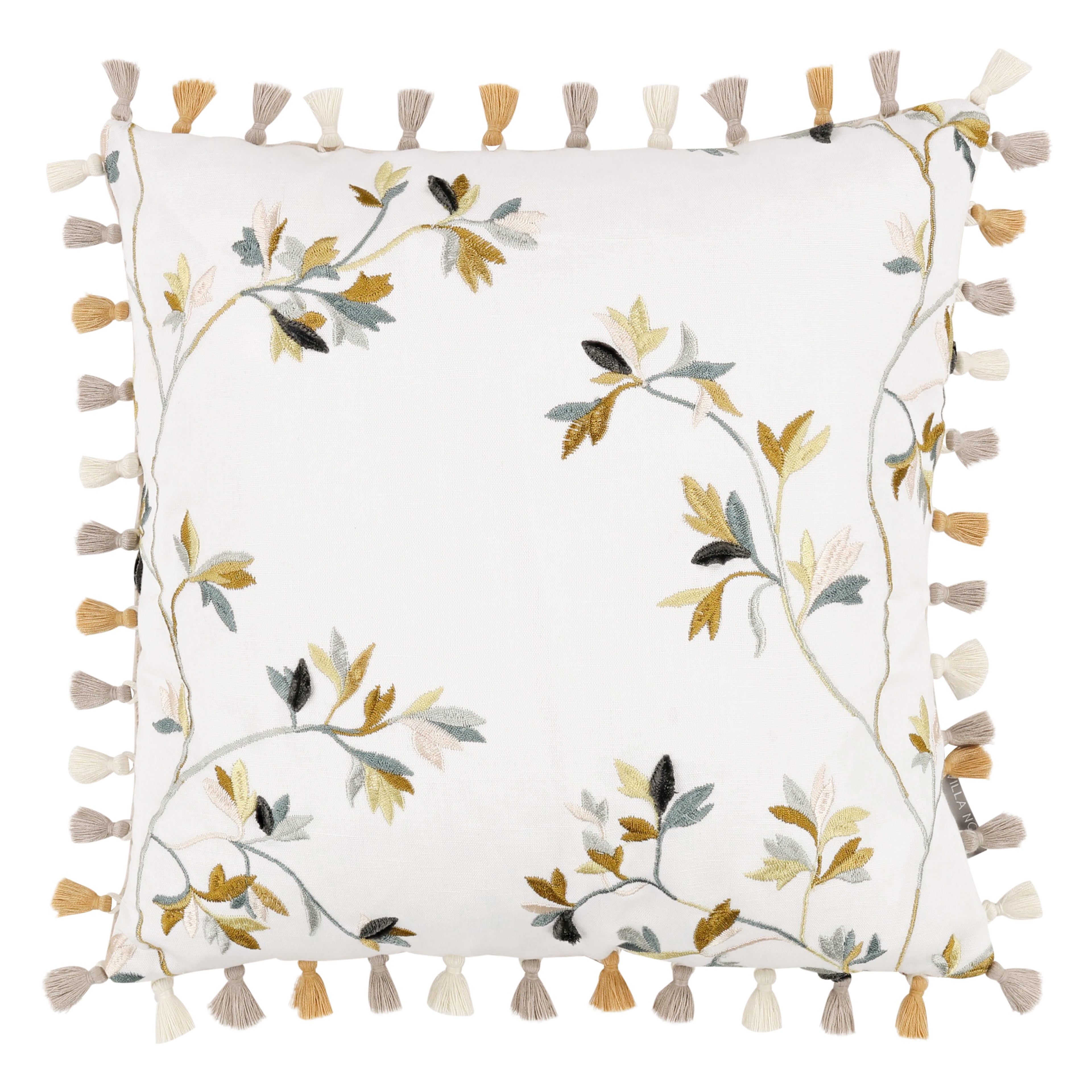 Aurea 40cm Velvet Botanical Cushion Meadow Villa Nova