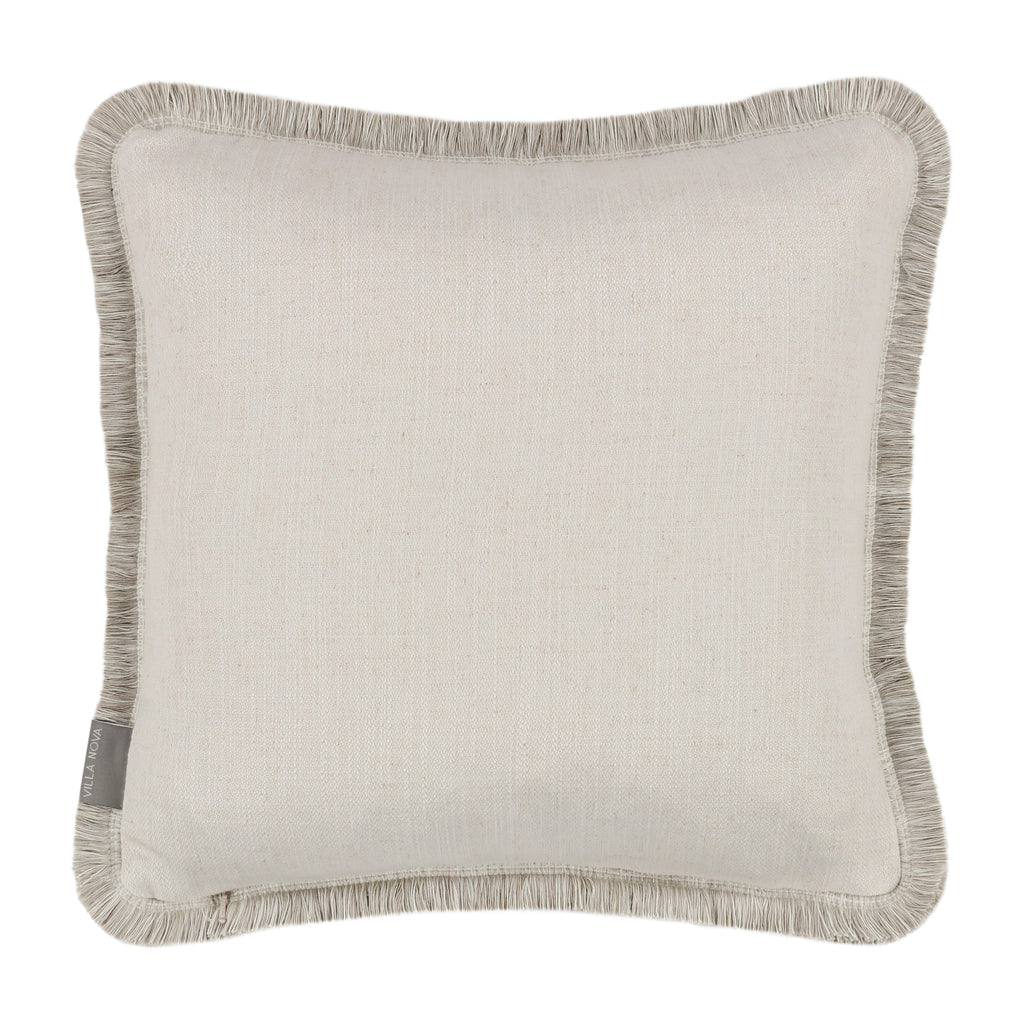 Cerelia 40cm Embroidered Botanical Cushion Birch Villa Nova