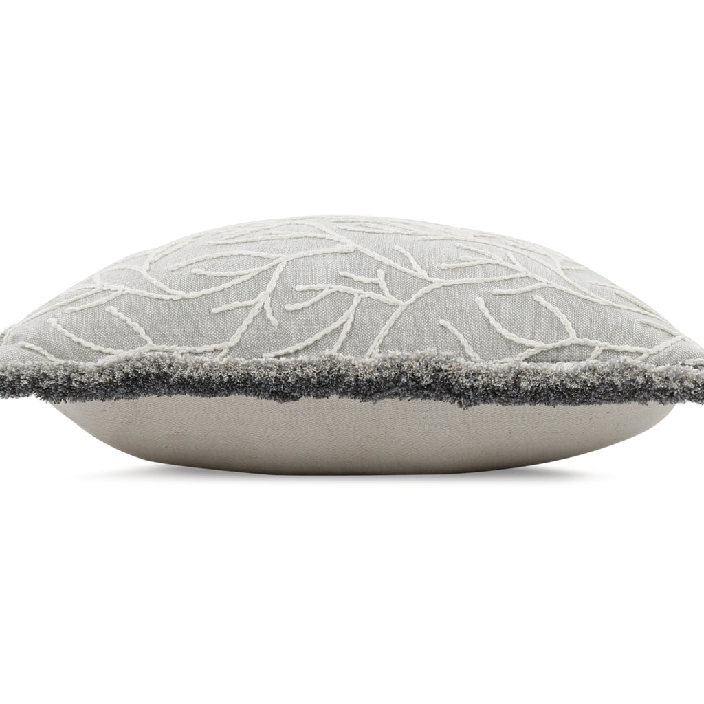 Cerelia 40cm Embroidered Botanical Cushion Cirrus Villa Nova