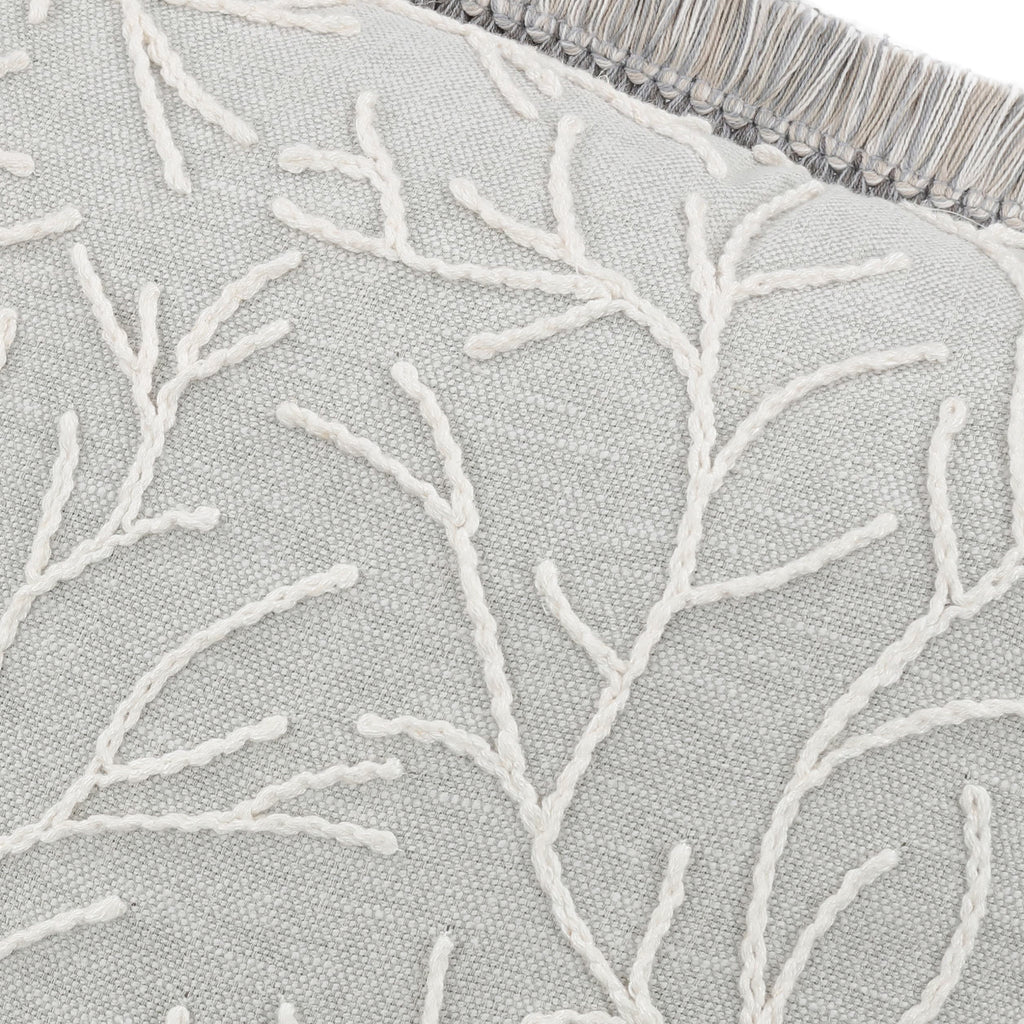 Cerelia 40cm Embroidered Botanical Cushion Cirrus Villa Nova