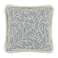 Cerelia 40cm Embroidered Botanical Cushion Baltic Villa Nova