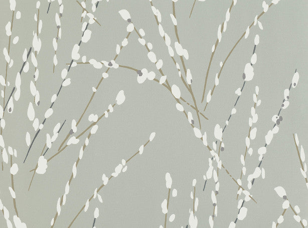 Mikado Wallcovering Charcoal Romo