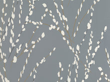 Load image into Gallery viewer, Mikado Wallcovering Charcoal Romo
