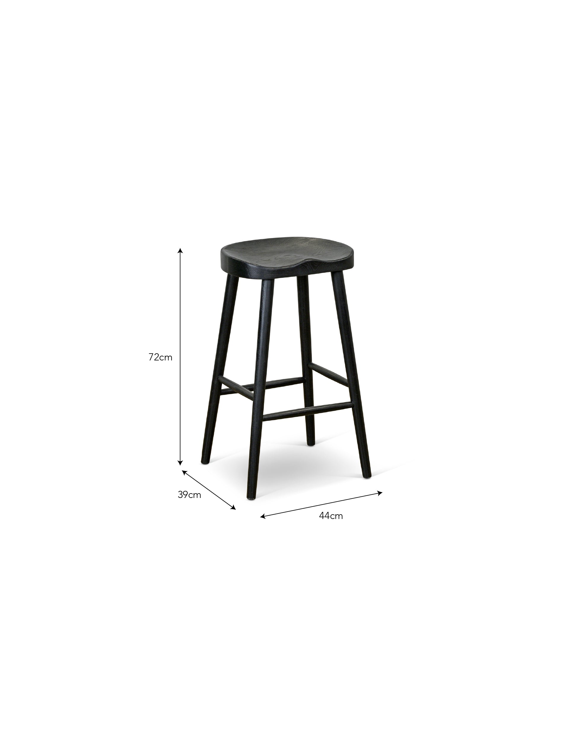 Lilley Bar Stool Elm Wood
