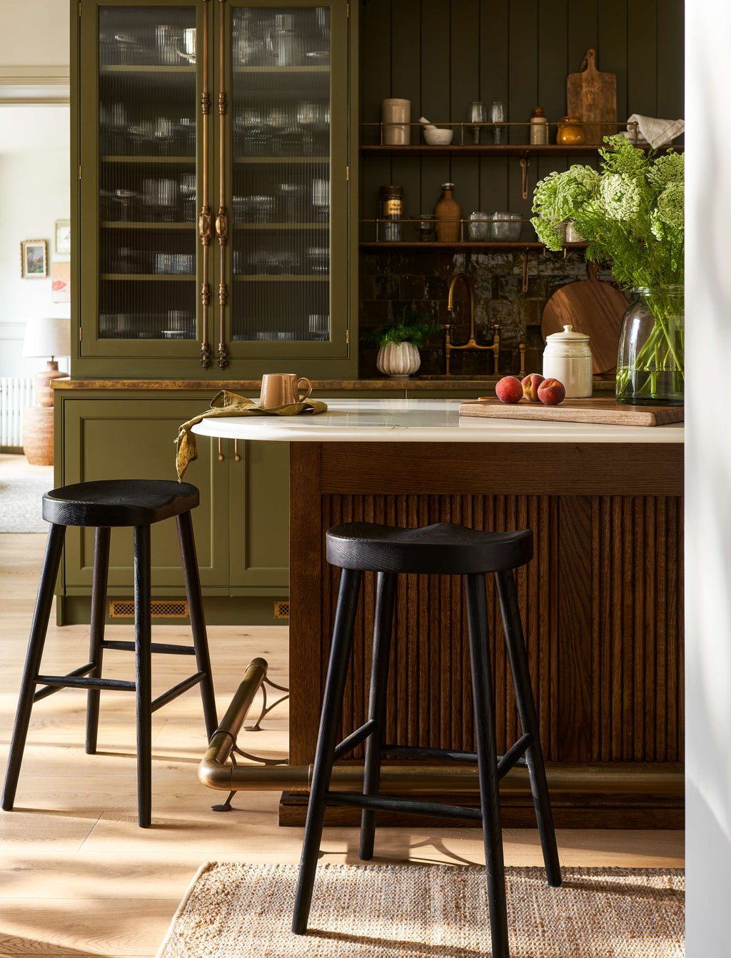Lilley Bar Stool Elm Wood