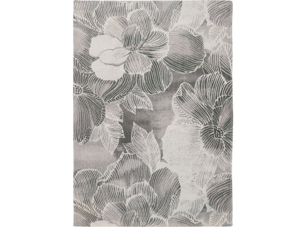Akina Flat Weave Chenille Rug Carbon Villa Nova
