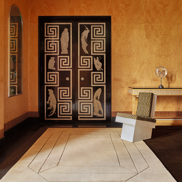 Geometry Hand Loom Rug