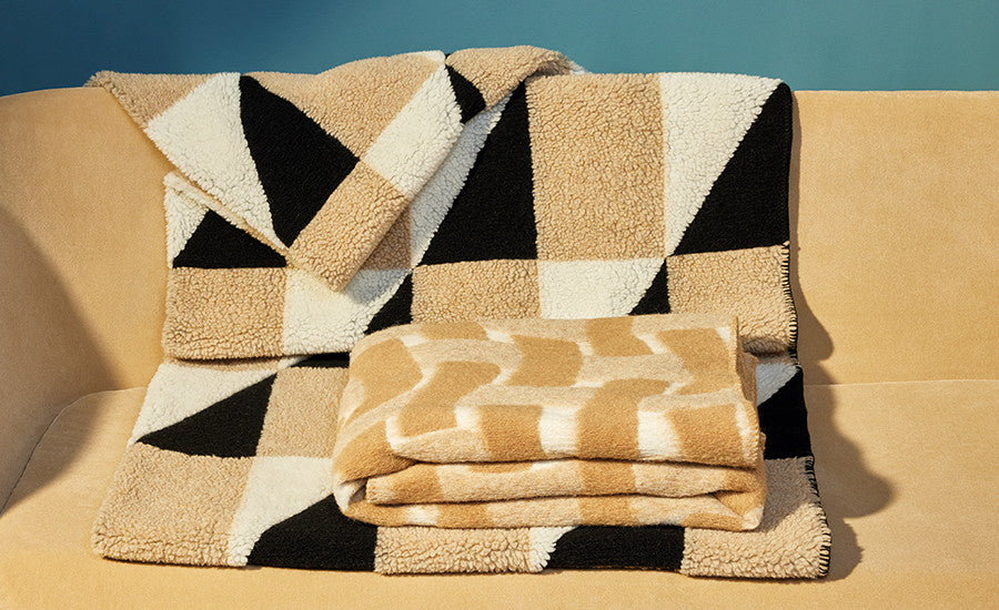 Segment Throw Recycled Monochrome Kirkby Design