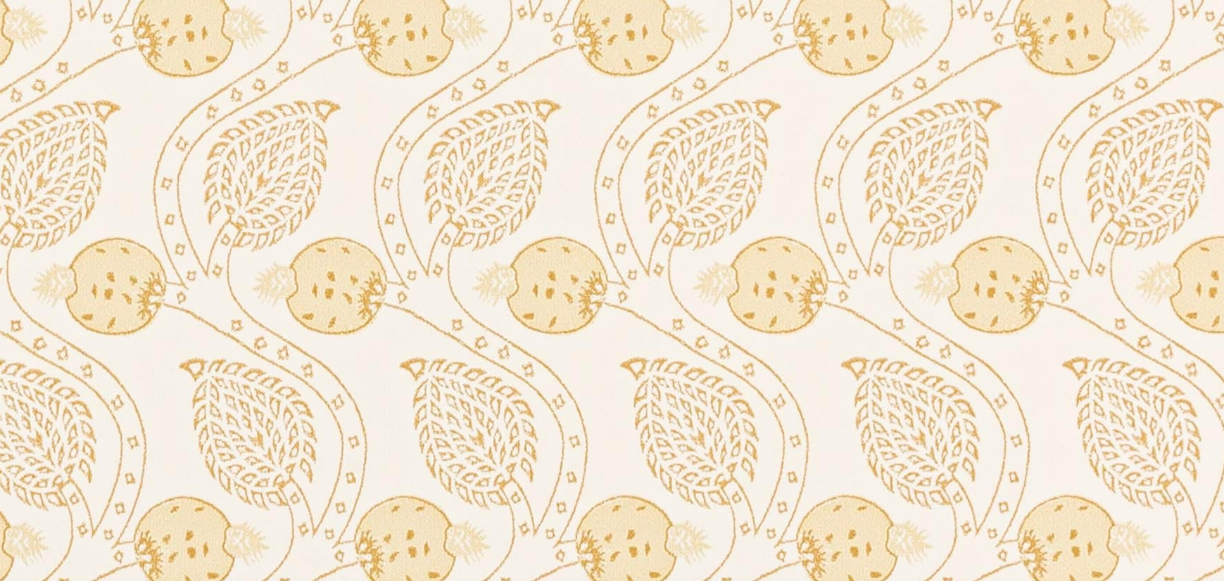 Ashmead Gold Wallcovering Colefax and Fowler
