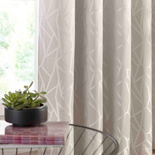 Load image into Gallery viewer, Como Silver Eyelet Curtains by Studio G
