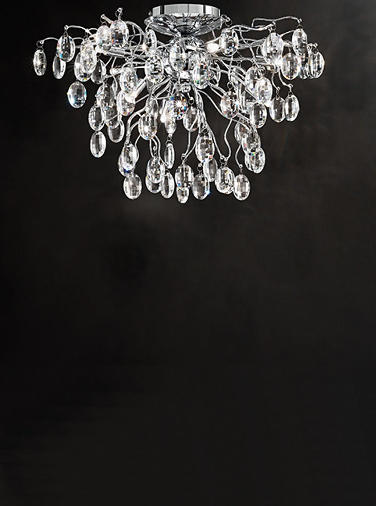 Wisteria 8 Light Flush Ceiling Light