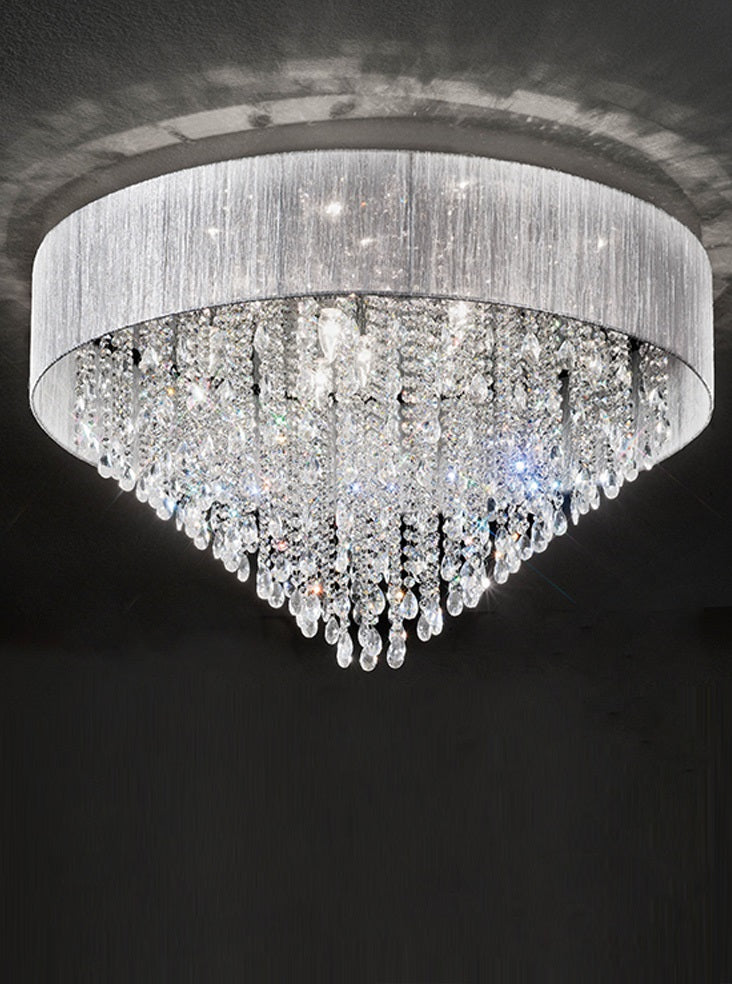 Darcy 10 Light Flush Chandelier