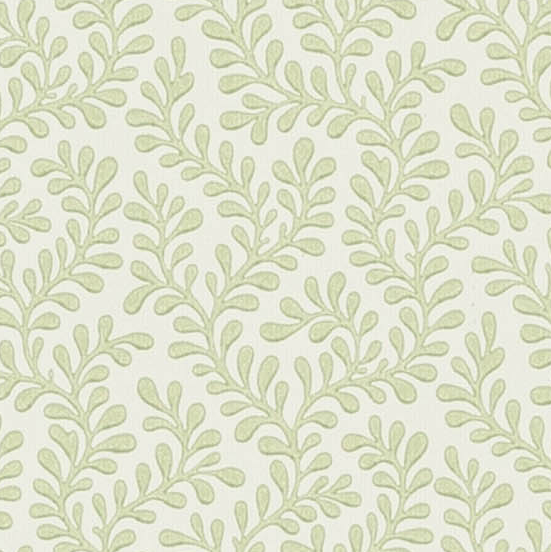 Rushmere Willow Green Wallcovering Colefax and Fowler