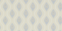 Load image into Gallery viewer, Verity Blue/Cream Wallcovering
