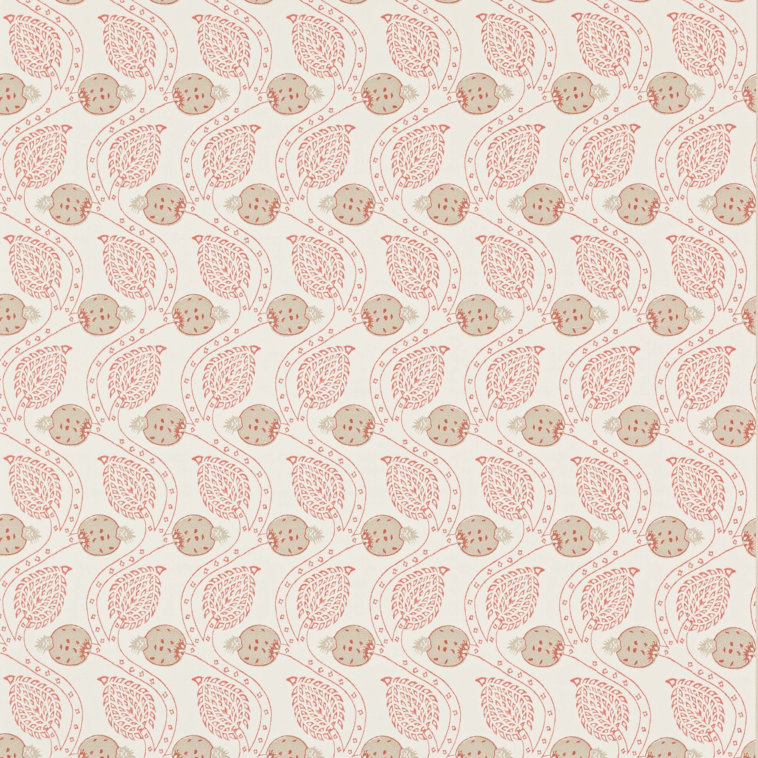 Ashmead Tomato Wallcovering Colefax and Fowler