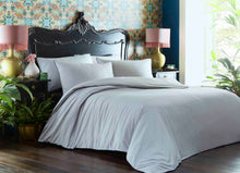 Load image into Gallery viewer, Wedgwood Folia Duvet Set Smoke
