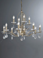 Load image into Gallery viewer, Winter 12 Light Chandelier
