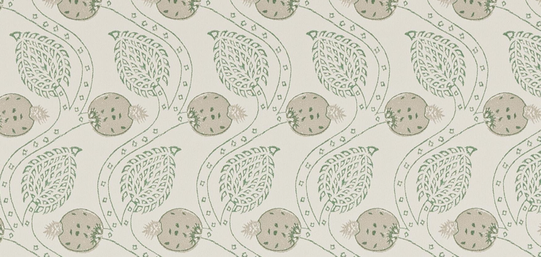 Ashmead Leaf Wallcovering Colefax and Fowler