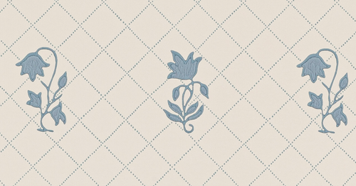 Berkley Blue Wallcovering Colefax and Fowler
