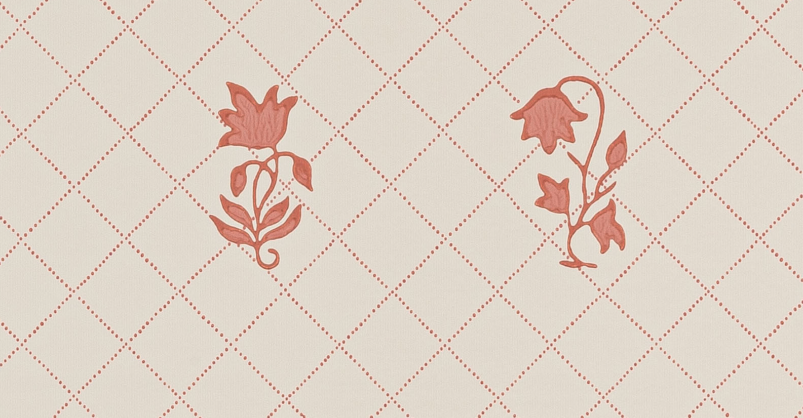 Berkley Red Wallcovering Colefax and Fowler