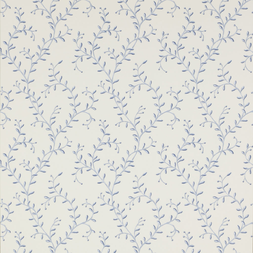 Leafberry Blue Wallcovering Colefax and Fowler