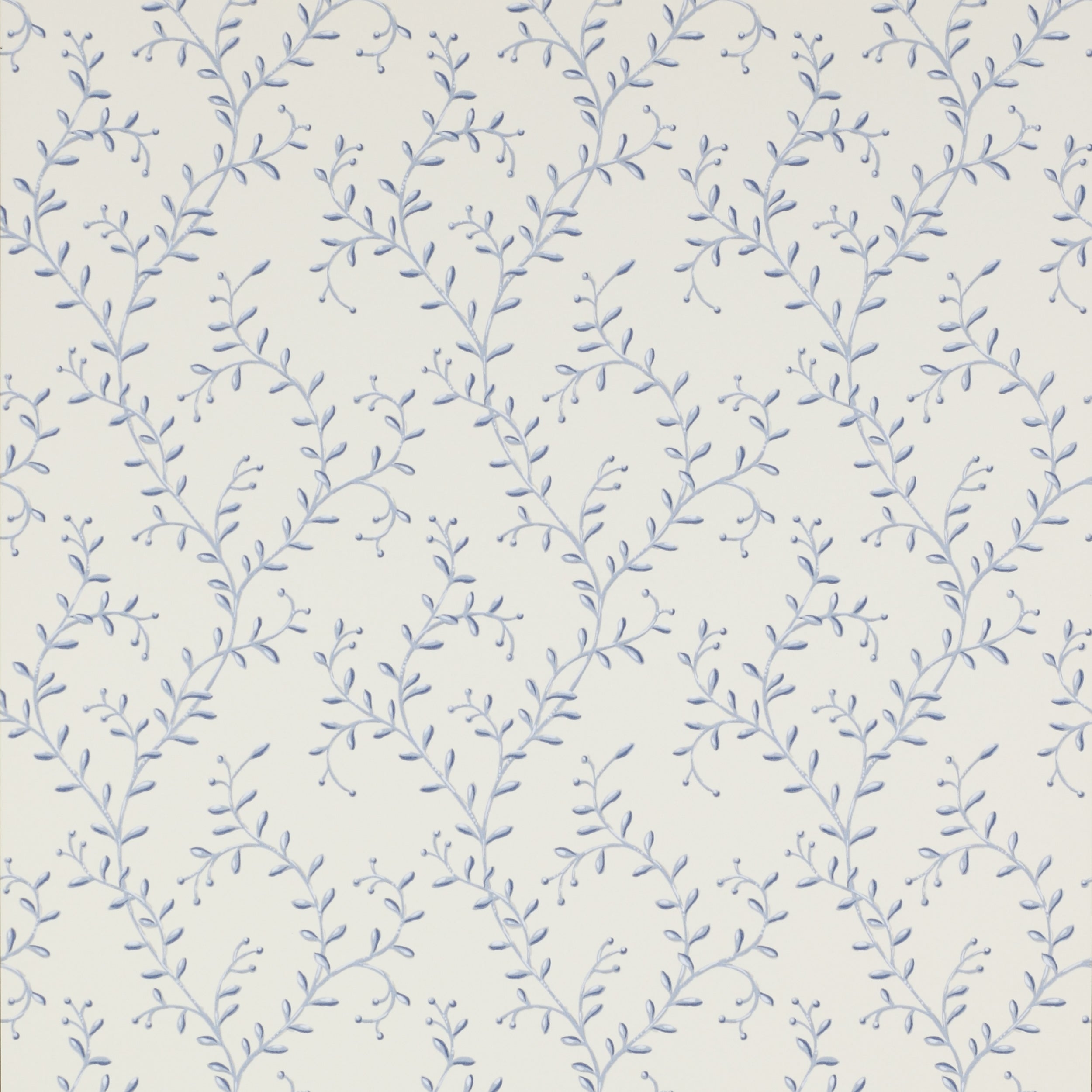 Leafberry Blue Wallcovering Colefax and Fowler