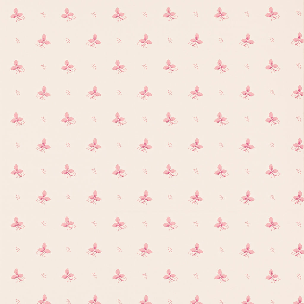 Ashling Raspberry Wallcovering Colefax and Fowler